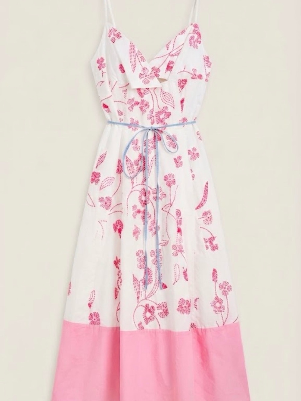 Max Azria Collection Silk Embroidered Dress - As Seen On The O.C. Summer Roberts